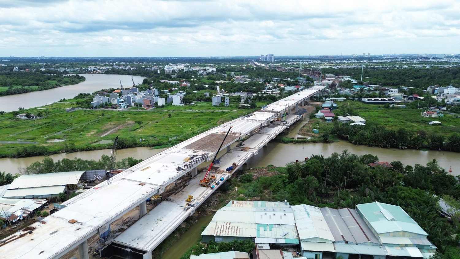 Đường Vành đai 3 trên cao đoạn qua TP Thủ Đức trước đây. Ảnh: Anh Tú