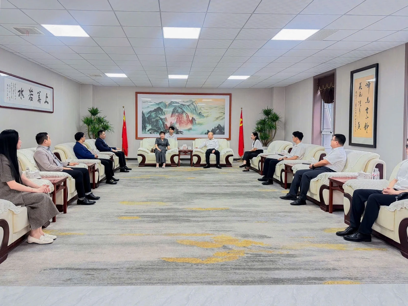 Đoàn KLC Group và Star Group làm việc tại tập đoàn Juhang Hà Bắc