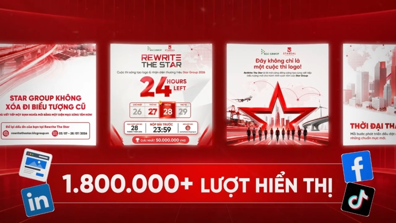 Cuộc thi ReWrite The Star 2026 được hưởng ứng và lan tỏa mạnh mẽ từ nhiều cộng đồng sinh viên, các trường đại học
