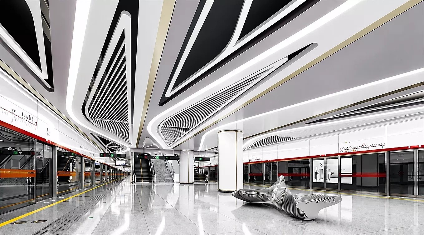 Phối cảnh ga ngầm Tao Đàn thuộc mạng lưới metro TP HCM