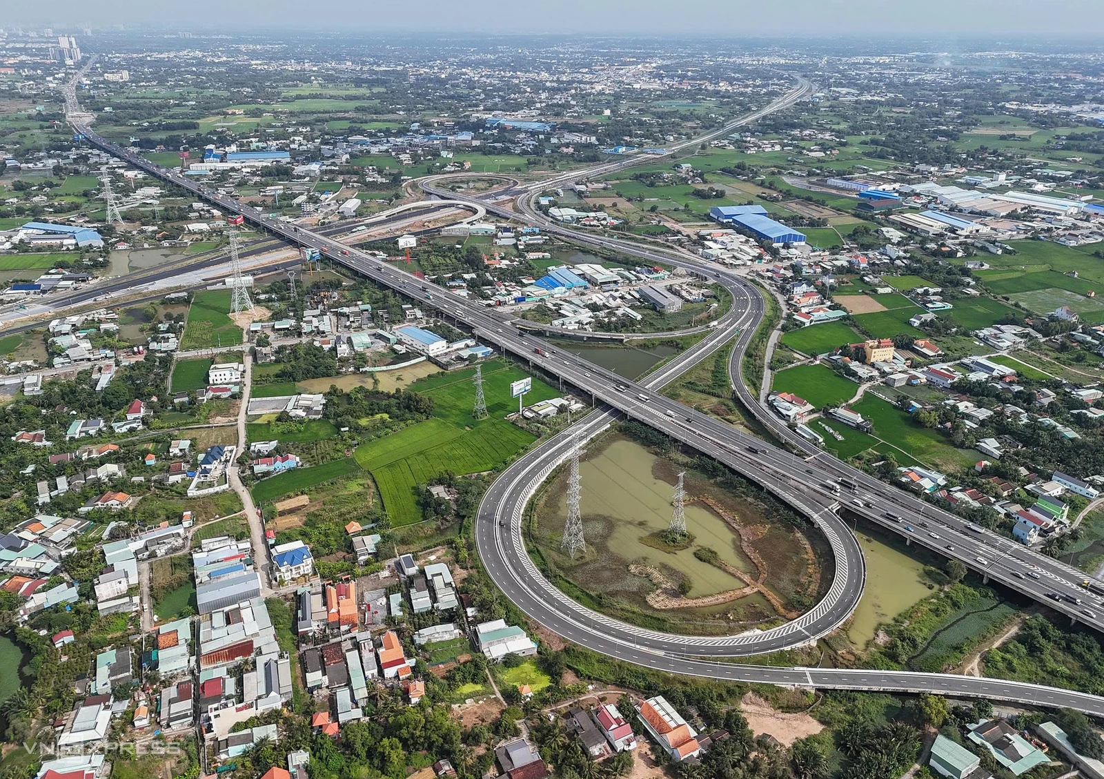 Nút giao Mỹ Yên, điểm đầu cao tốc Bến Lức – Long Thành tại Tây Ninh