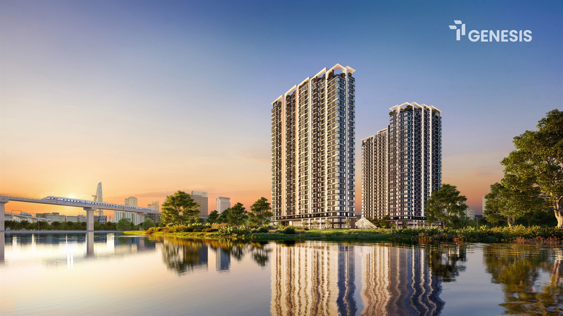 Banner Phối cảnh tổng thể dự án TT Genesis Nam Sài Gòn